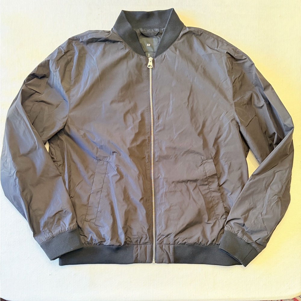 H&M Charcoal Bomber Jacket